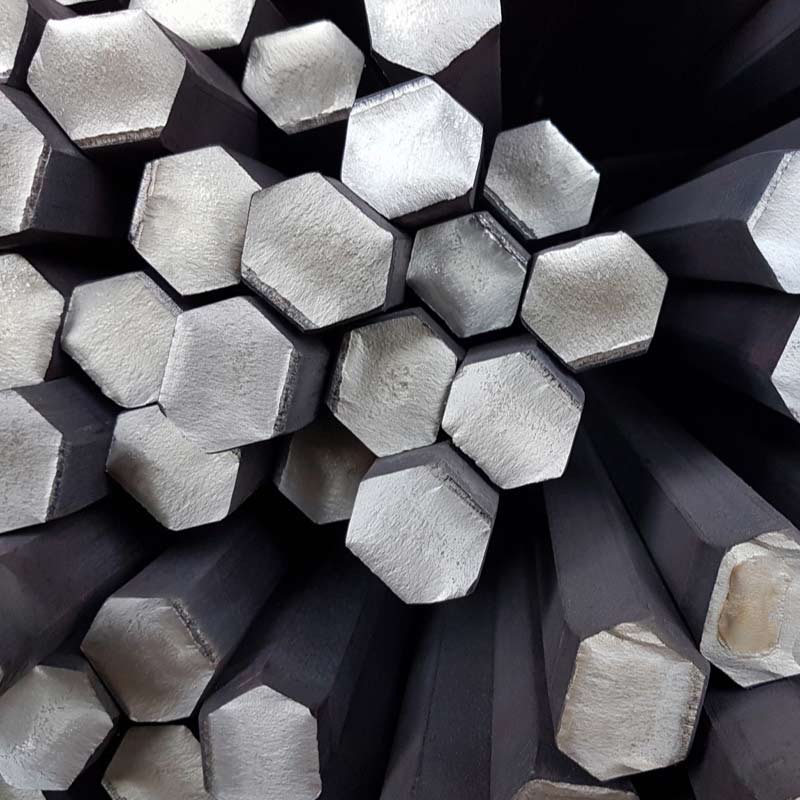 stack of metric hex bar