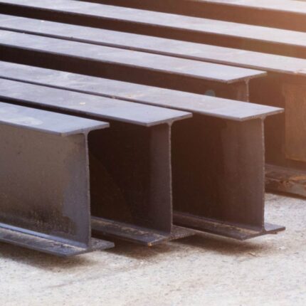 several metric i-beams